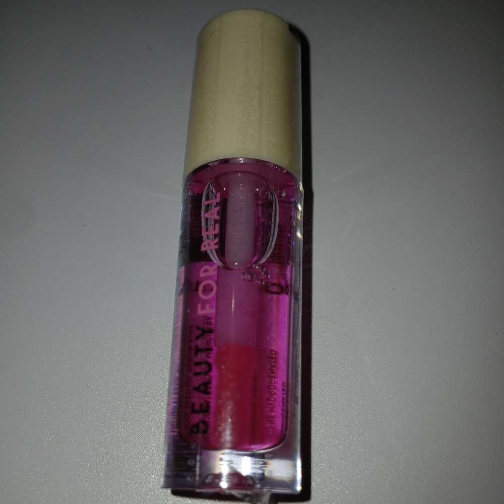 Beauty For Real Lip Oil- Raspberry Beret NEW AND SEALED